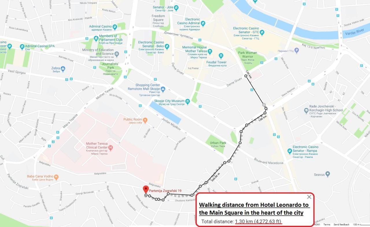 Leonardo Hotel Σκόπια Εξωτερικό φωτογραφία